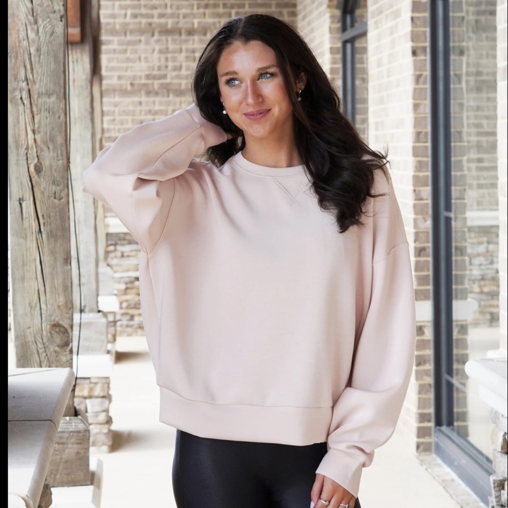 “AirEssentials Crew" Top by Spanx